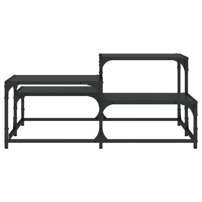 Couchtisch Schwarz 87,5x87,5x40 cm Holzwerkstoff - Pazzar.ch
