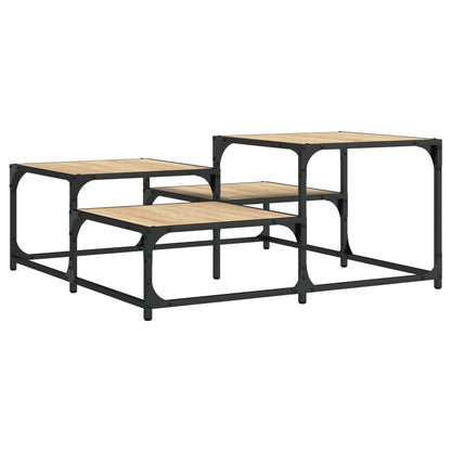 Couchtisch Sonoma-Eiche 87,5x87,5x40 cm Holzwerkstoff - Pazzar.ch