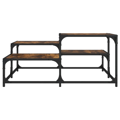Couchtisch Räuchereiche 87,5x87,5x40 cm Holzwerkstoff - Pazzar.ch