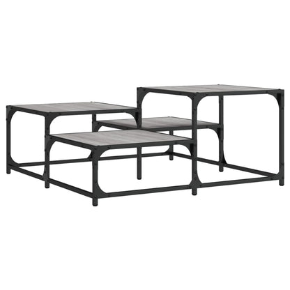 Couchtisch Grau Sonoma 87,5x87,5x40 cm Holzwerkstoff - Pazzar.ch