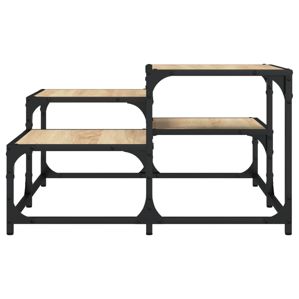 Couchtisch Sonoma-Eiche 68x68x40 cm Holzwerkstoff - Pazzar.ch