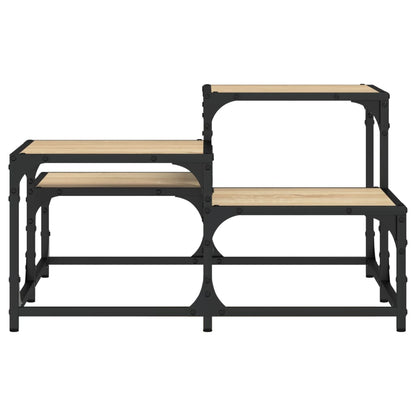 Couchtisch Sonoma-Eiche 68x68x40 cm Holzwerkstoff - Pazzar.ch