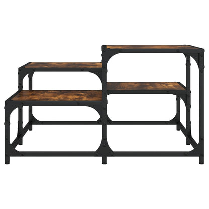 Couchtisch Räuchereiche 68x68x40 cm Holzwerkstoff - Pazzar.ch