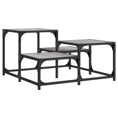 Couchtisch Grau Sonoma 68x68x40 cm Holzwerkstoff - Pazzar.ch