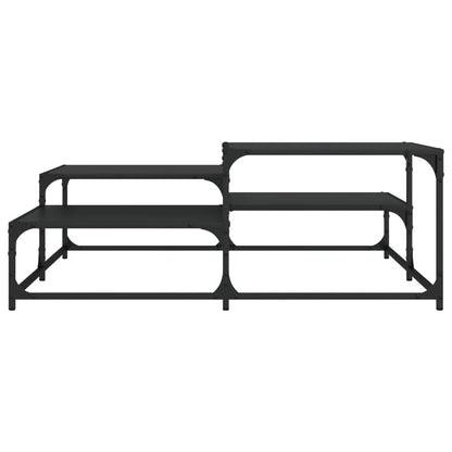 Couchtisch Schwarz 107x107x40 cm Holzwerkstoff - Pazzar.ch