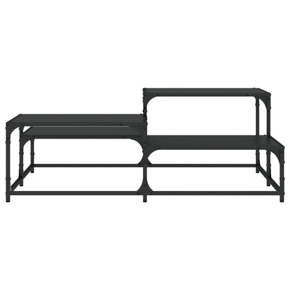 Couchtisch Schwarz 107x107x40 cm Holzwerkstoff - Pazzar.ch