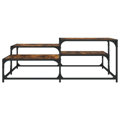 Couchtisch Räuchereiche 107x107x40 cm Holzwerkstoff - Pazzar.ch