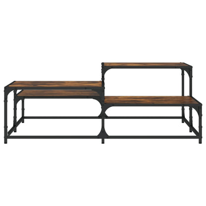 Couchtisch Räuchereiche 107x107x40 cm Holzwerkstoff - Pazzar.ch