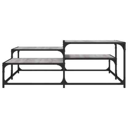 Couchtisch Grau Sonoma 107x107x40 cm Holzwerkstoff - Pazzar.ch