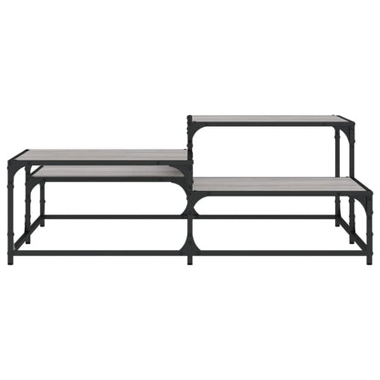 Couchtisch Grau Sonoma 107x107x40 cm Holzwerkstoff - Pazzar.ch