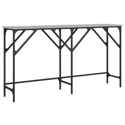 Konsolentisch Grau Sonoma 140x29x75 cm Holzwerkstoff - Pazzar.ch