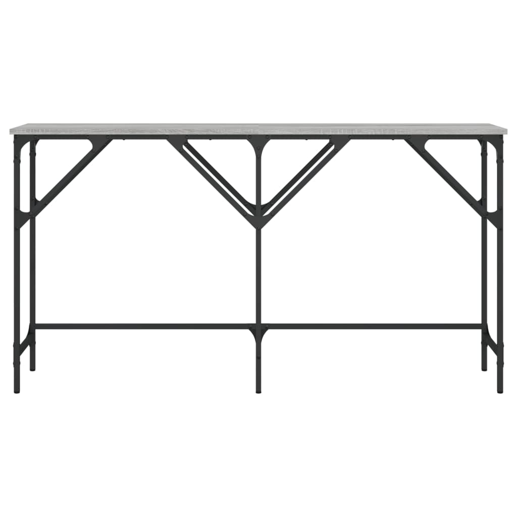 Konsolentisch Grau Sonoma 140x29x75 cm Holzwerkstoff - Pazzar.ch