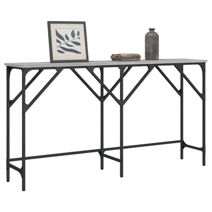 Konsolentisch Grau Sonoma 140x29x75 cm Holzwerkstoff - Pazzar.ch