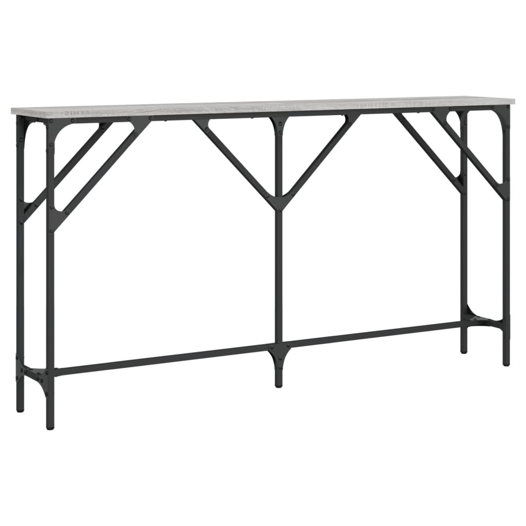 Konsolentisch Grau Sonoma 140x23x75 cm Holzwerkstoff - Pazzar.ch