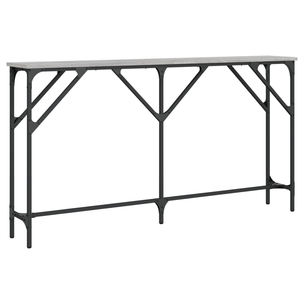Konsolentisch Grau Sonoma 140x23x75 cm Holzwerkstoff - Pazzar.ch