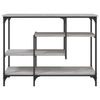 Konsolentisch mit Ablagen Grau Sonoma 100x35x75 cm - Pazzar.ch