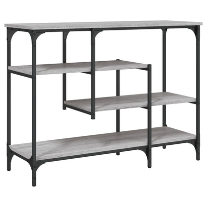 Konsolentisch mit Ablagen Grau Sonoma 100x35x75 cm - Pazzar.ch