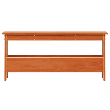 Flurbank Wachsbraun 100x28x45 cm Massivholz Kiefer - Pazzar.ch