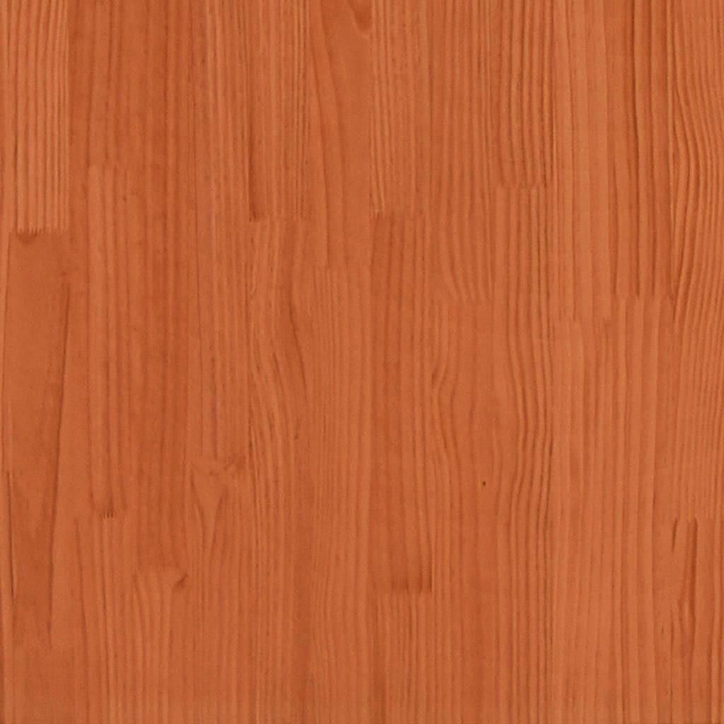 Flurbank Wachsbraun 100x28x45 cm Massivholz Kiefer - Pazzar.ch