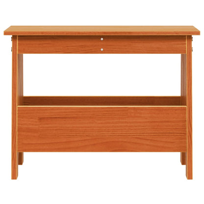 Flurbank Wachsbraun 60x28x45 cm Massivholz Kiefer - Pazzar.ch