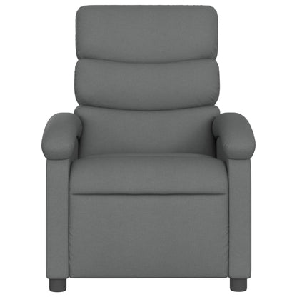 Massagesessel Dunkelgrau Stoff - Pazzar.ch