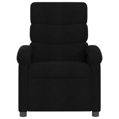 Massagesessel Schwarz Stoff - Pazzar.ch