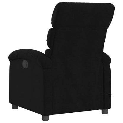Massagesessel Schwarz Stoff - Pazzar.ch