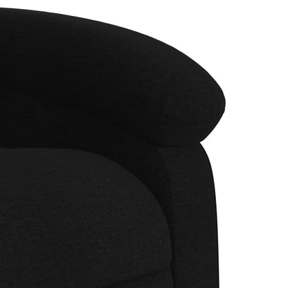 Massagesessel Schwarz Stoff - Pazzar.ch