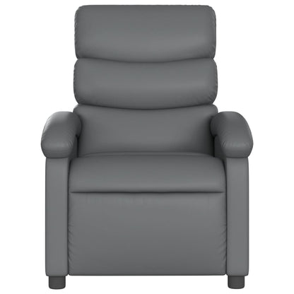 Massagesessel Grau Kunstleder - Pazzar.ch
