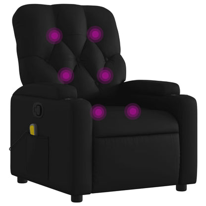 Massagesessel Schwarz Kunstleder - Pazzar.ch