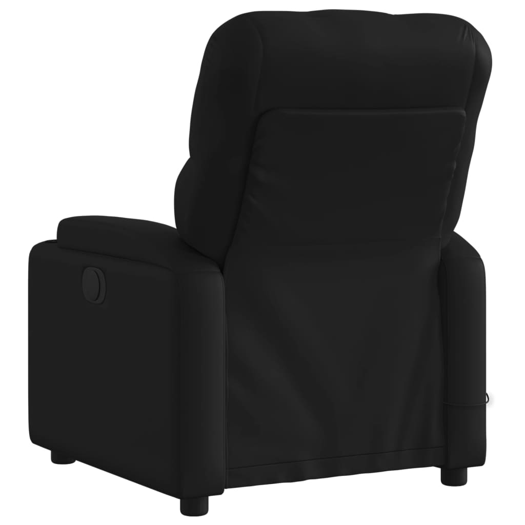 Massagesessel Schwarz Kunstleder - Pazzar.ch