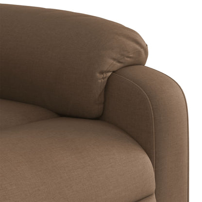 Relaxsessel Braun Stoff - Pazzar.ch