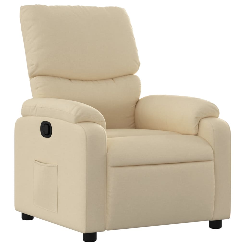 Relaxsessel Creme Stoff - Pazzar.ch