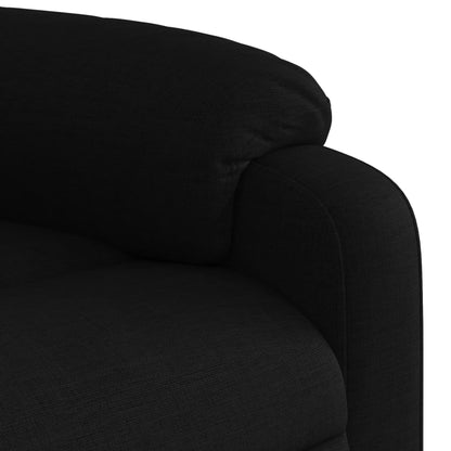 Massagesessel Schwarz Stoff - Pazzar.ch