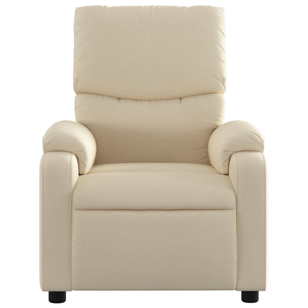Massagesessel Creme Stoff - Pazzar.ch