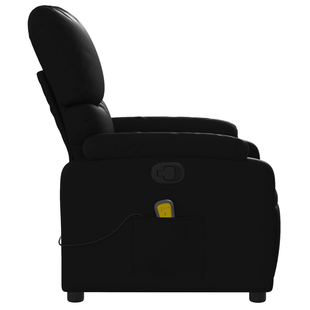 Massagesessel Schwarz Kunstleder - Pazzar.ch