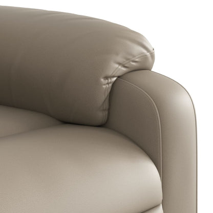 Massagesessel Cappuccino-Braun Kunstleder - Pazzar.ch