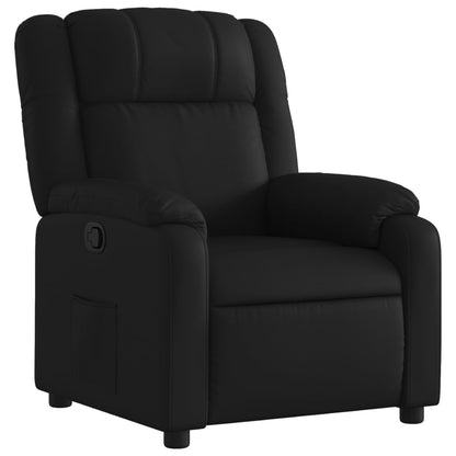 Relaxsessel Schwarz Kunstleder - Pazzar.ch