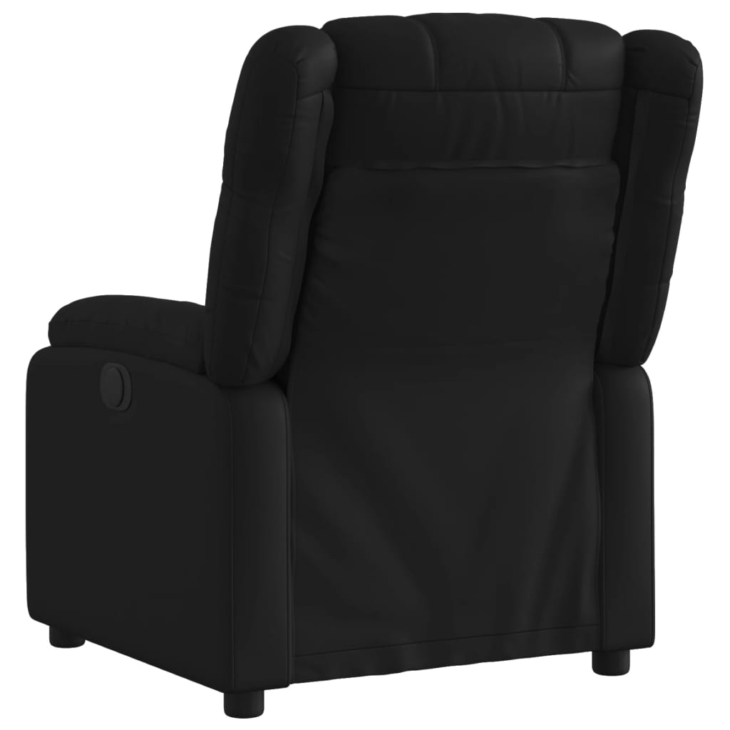 Relaxsessel Schwarz Kunstleder - Pazzar.ch