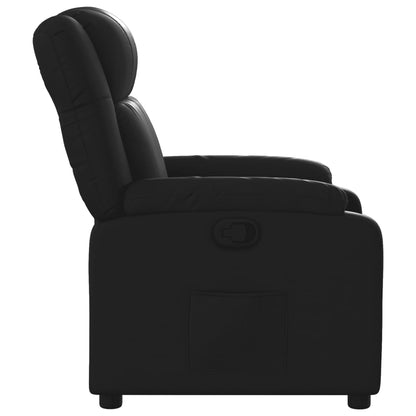 Relaxsessel Schwarz Kunstleder - Pazzar.ch