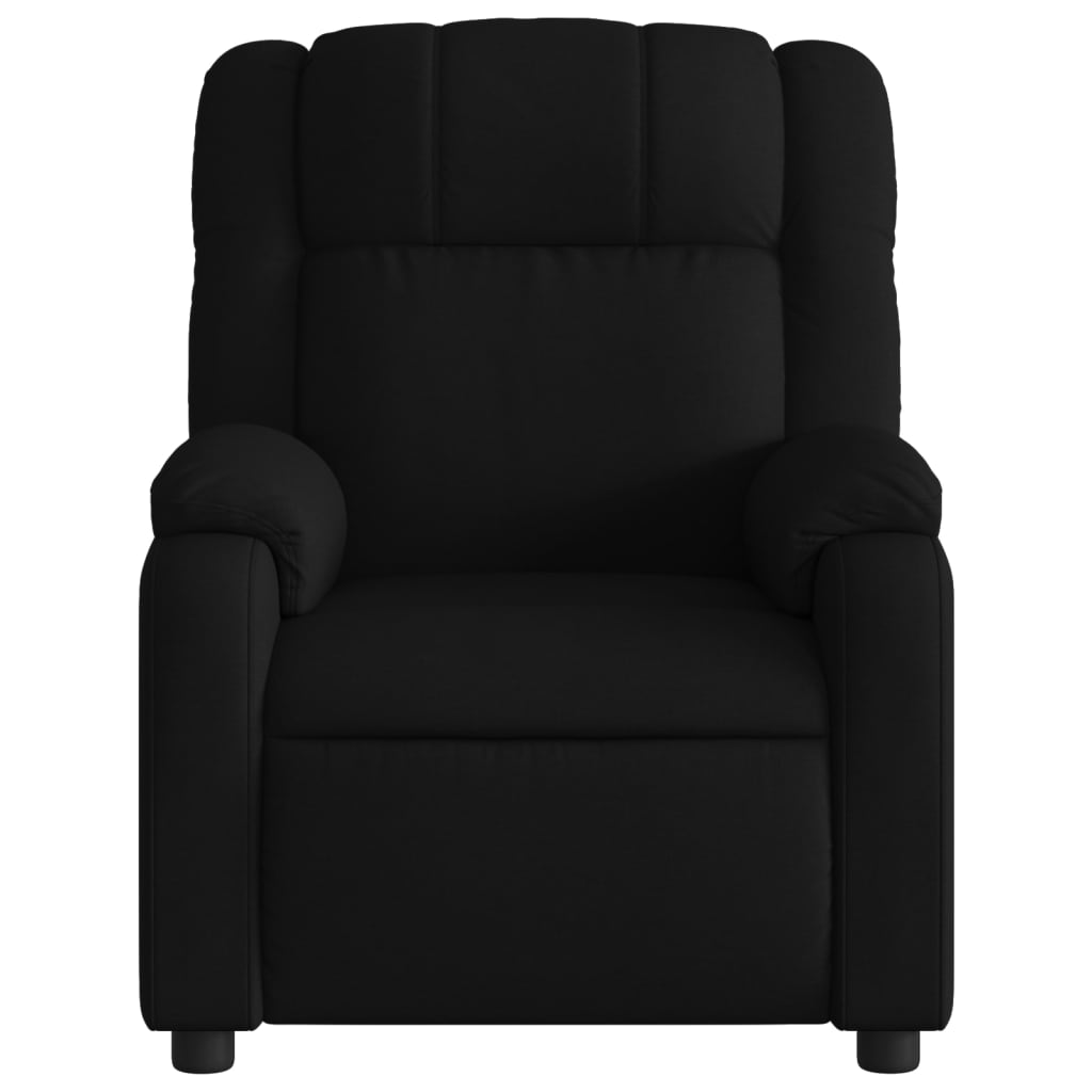 Massagesessel Schwarz Stoff - Pazzar.ch