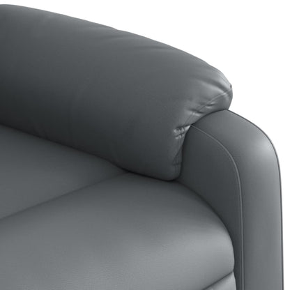 Massagesessel Grau Kunstleder - Pazzar.ch