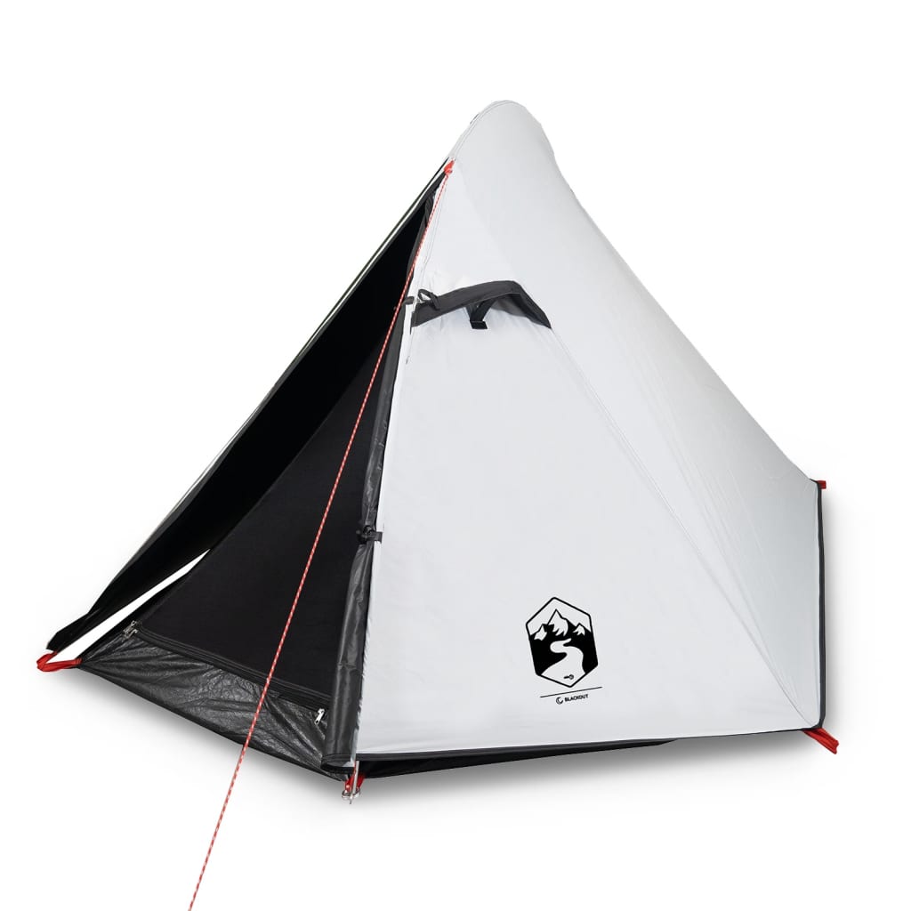 Campingzelt 2 Personen Weiß 267x154x117 cm 185T Taft - Pazzar.ch