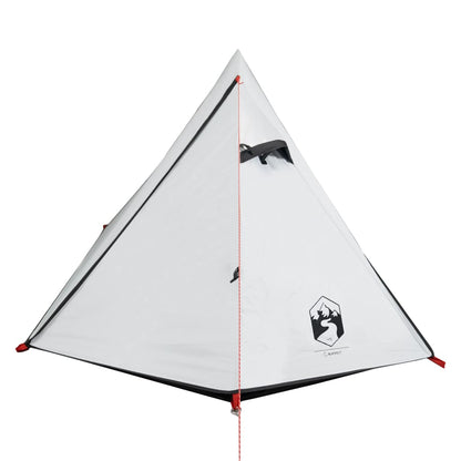 Campingzelt 2 Personen Weiß 267x154x117 cm 185T Taft - Pazzar.ch