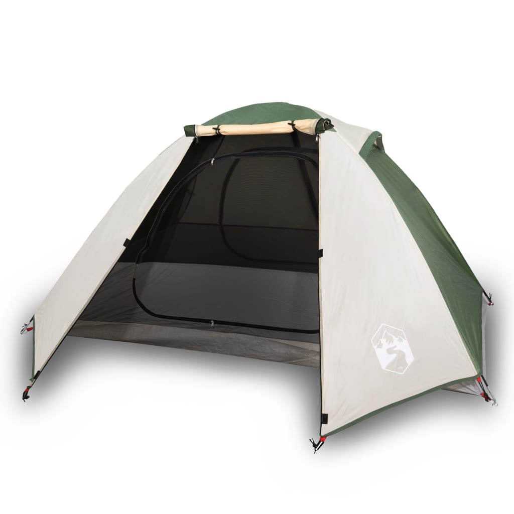 Campingzelt 2 Personen Grün 224x248x118 cm 185T Taft - Pazzar.ch