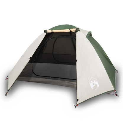 Campingzelt 2 Personen Grün 224x248x118 cm 185T Taft - Pazzar.ch