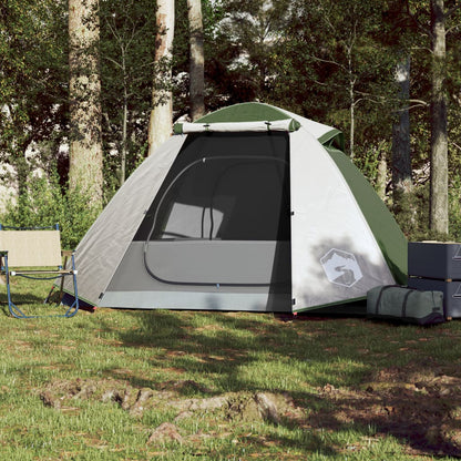 Campingzelt 2 Personen Grün 224x248x118 cm 185T Taft - Pazzar.ch