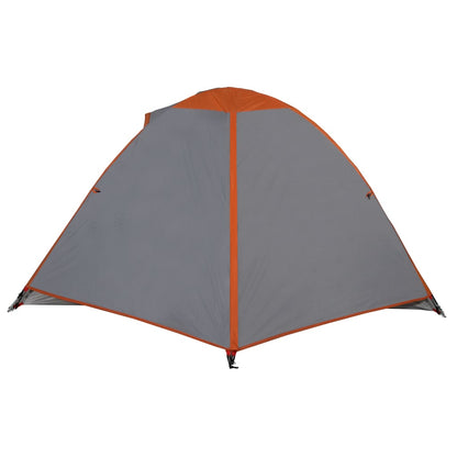 Campingzelt 2 Personen Grau und Orange Wasserfest - Pazzar.ch