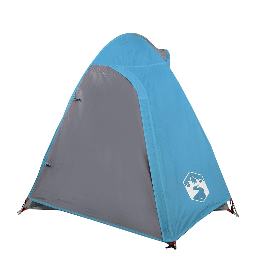 Campingzelt 2 Personen Blau 254x135x112 cm 185T Taft - Pazzar.ch