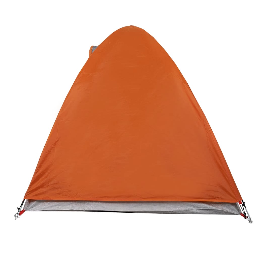Campingzelt 2 Personen Grau und Orange Wasserfest - Pazzar.ch